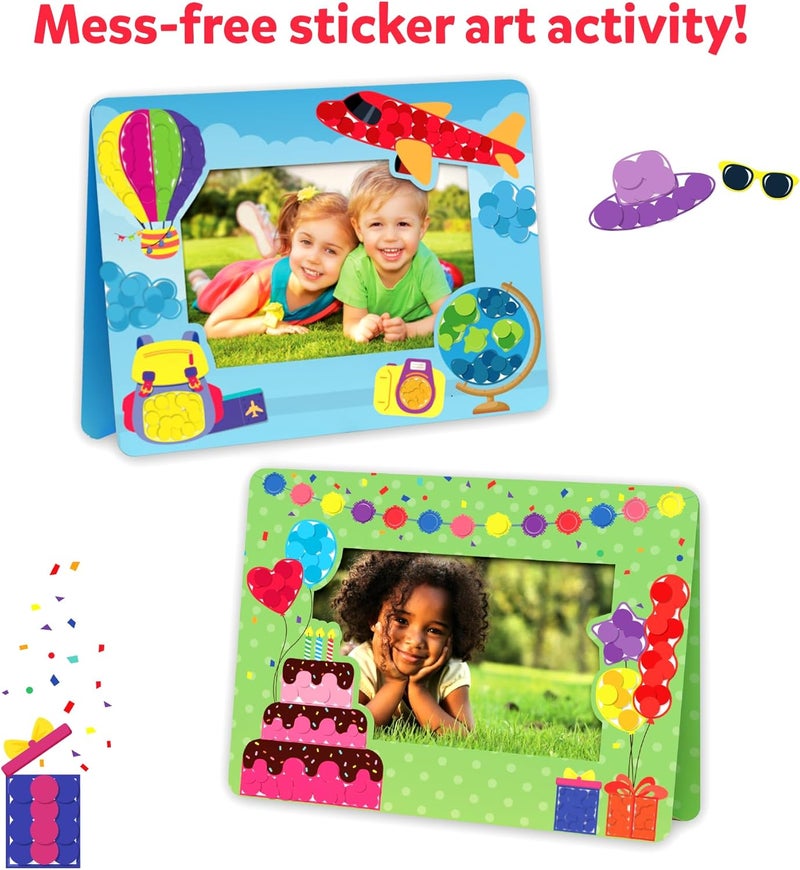 Skillmatics Dot It Sticker Art - Photo Frames, Mess-Free Fun for Kids, 500+ Stickers, Craft Kits, DIY Scrapbooking Activity, Travel Toys, Gifts for Boys & Girls Ages 3, 4, 5, 6, 7 - Image 3